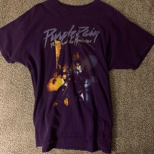 purple rain graphic tee